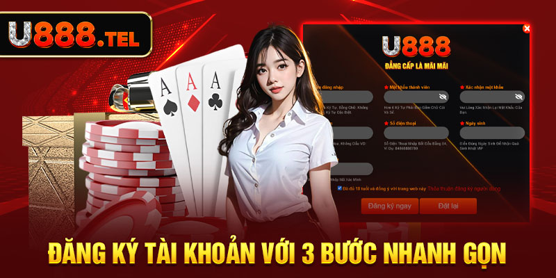 Đăng ký tài khoản với 3 bước nhanh gọn